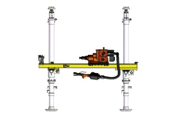 ZQJC-570/10.0 型氣動(dòng)架柱式鉆機(jī)